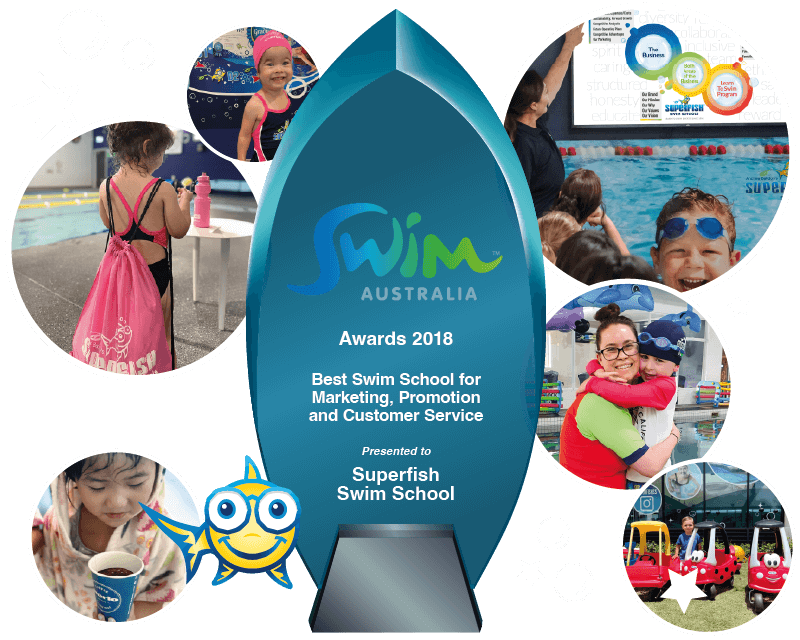 2018 Superfish Wins Swim Australia Award for Best Swim School For Marketing, Promotion and Customer Service